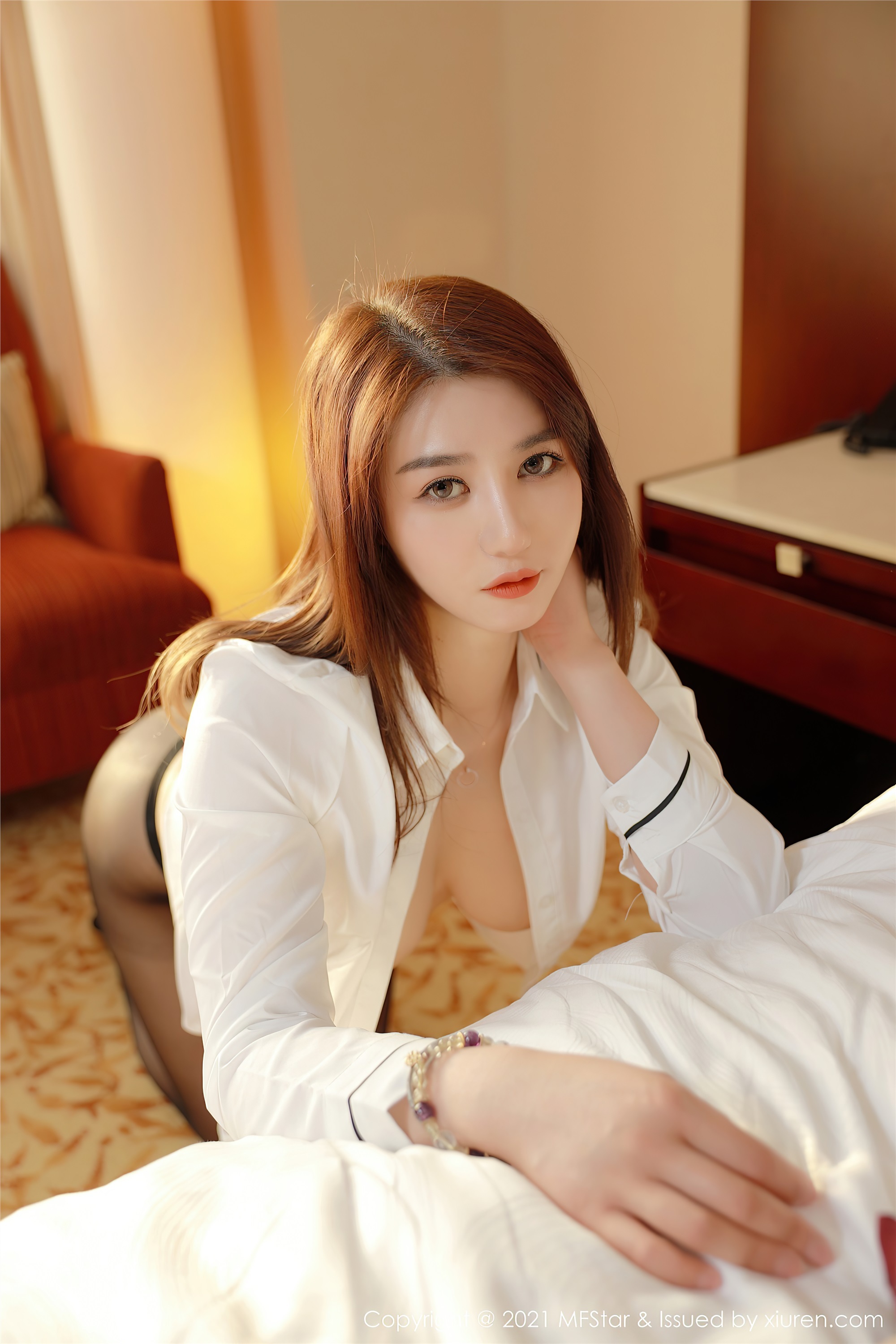 MFStar模范学院  2021.03.10 VOL.466 fairy如歌 黑丝 丰满